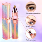 2 in 1 Eyebrow Trimmer & Facial Hair Remover