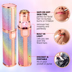 2 in 1 Eyebrow Trimmer & Facial Hair Remover