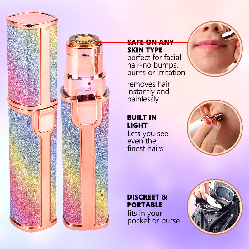 2 in 1 Eyebrow Trimmer & Facial Hair Remover