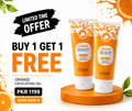 BUNDLE CODRA Orange Enzymes Exfoliating Brightening Gel LF16-35 | Natural Face Scrub |