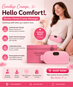 Electric Period Cramp Massager—Menstrual Cramp Relief Belt