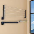 Foldable Wall-Mounted Clothesline with 30 Feet Free Rope(کپڑے سکھانے کا اسٹینڈ)